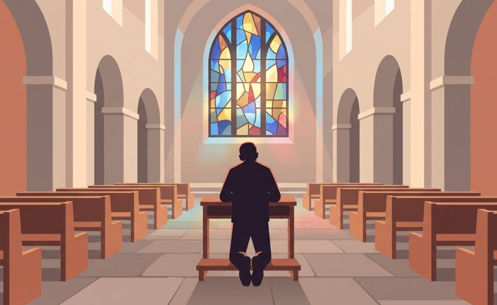 Neuvaines et Litanies - Illustration prière catholique